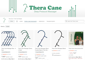 Thera Cane Amazon Store Screenshot